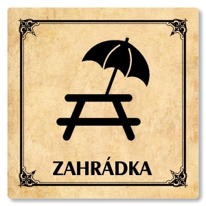 Zahrádka, 100x100mm, pergamen, Nebraska